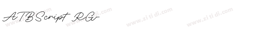 ATBScript RG字体转换